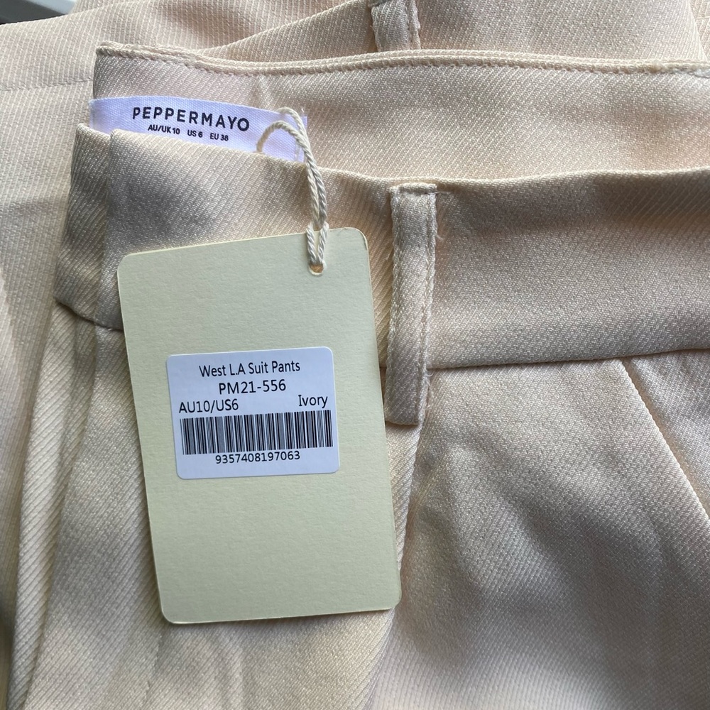 PEPPERMAYO. West L.A. Suit Pants - Ivory